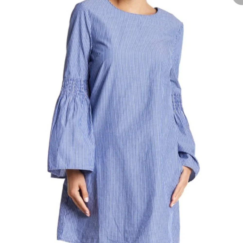BeachLunchLounge | Striped Bell Sleeve Dress